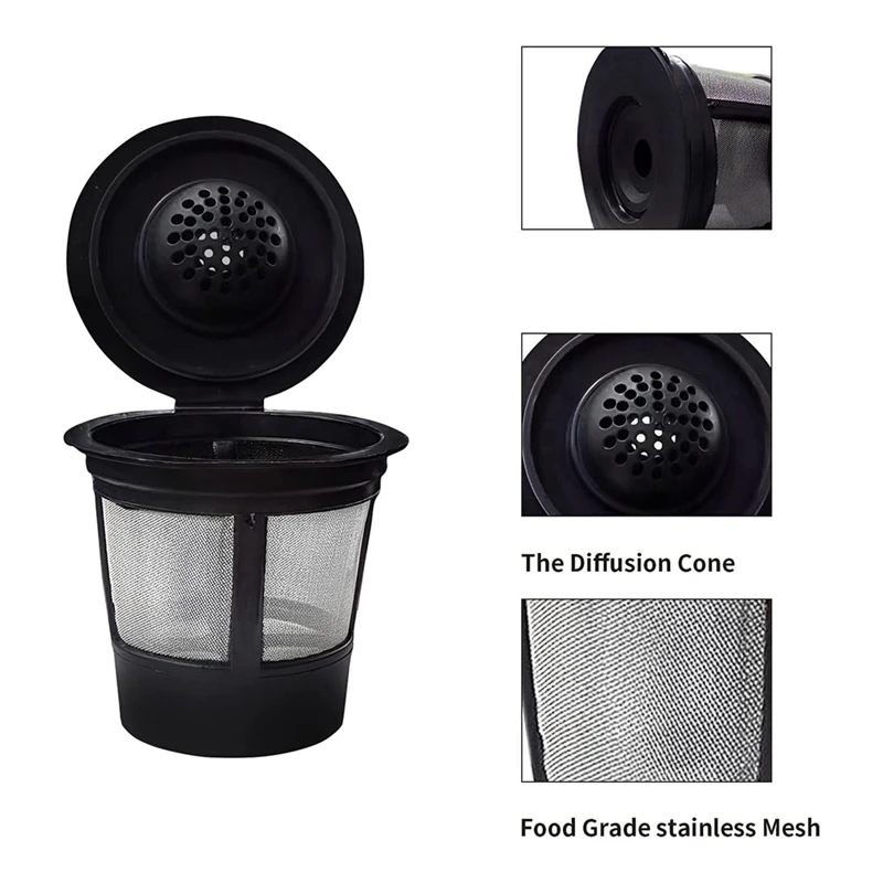 Универсальные Многоразовые K-чашки кофейные фильтры замена кофейных капсул для