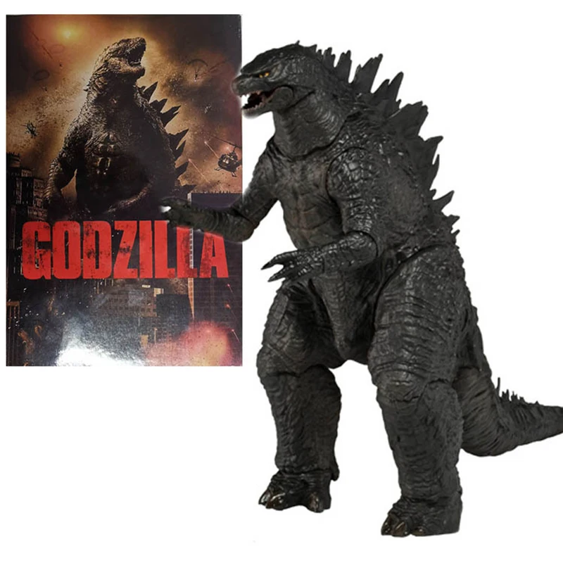 

Фигурки героев фильма NECA 2014 ограниченная серия Godzilla, горение, сочлененные ПВХ фигурки, детский подарок, игрушки 17 см