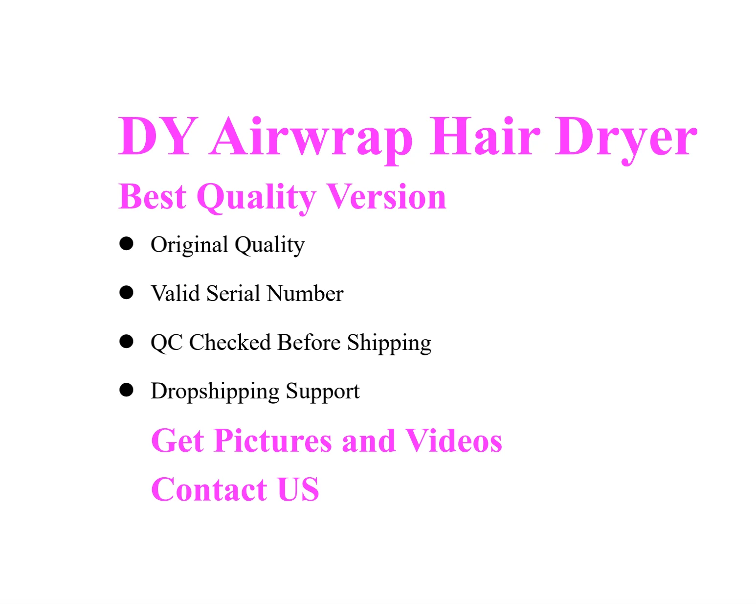 

Best Quality Salon Dy Air Wrap With Accessories Leather Case Hair Dryer For Dy Air Wrap Complete Styler