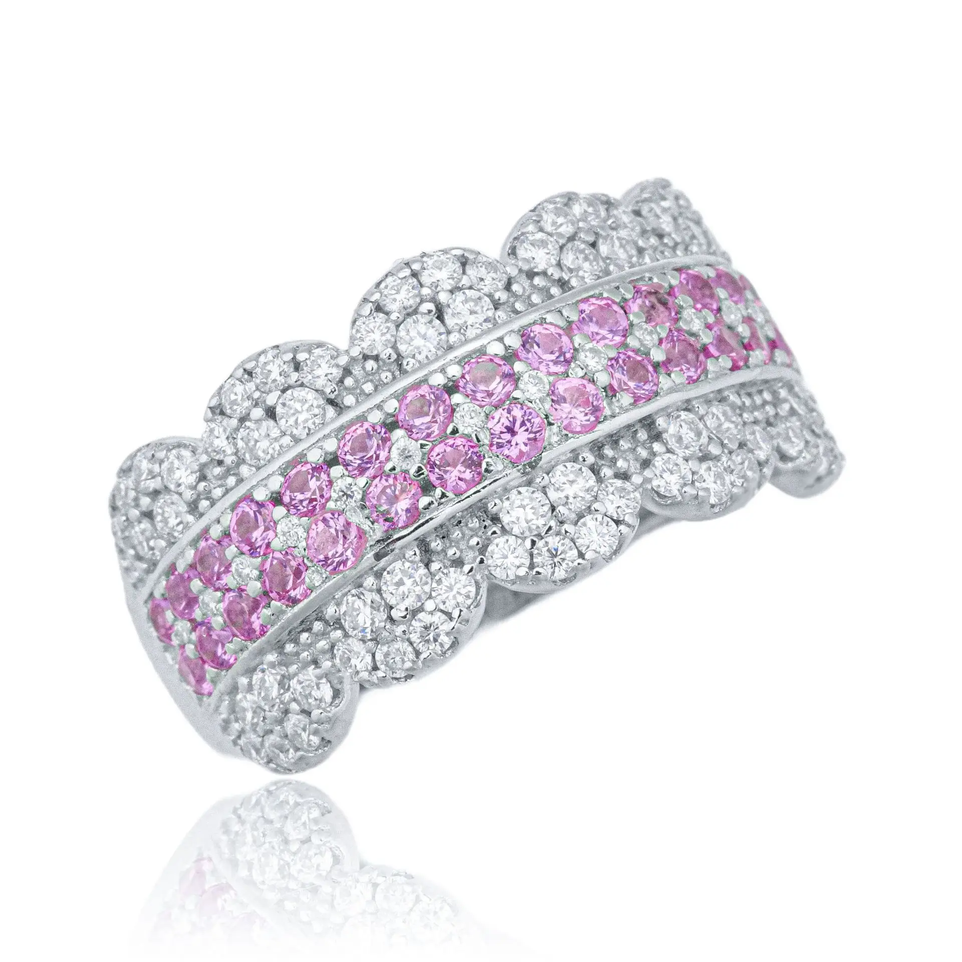 

Women S925 Silver Emerald Lab Grown Gems Moissanite Luxury sparkle Ring Evening Party Jewelry Weddnig Rings
