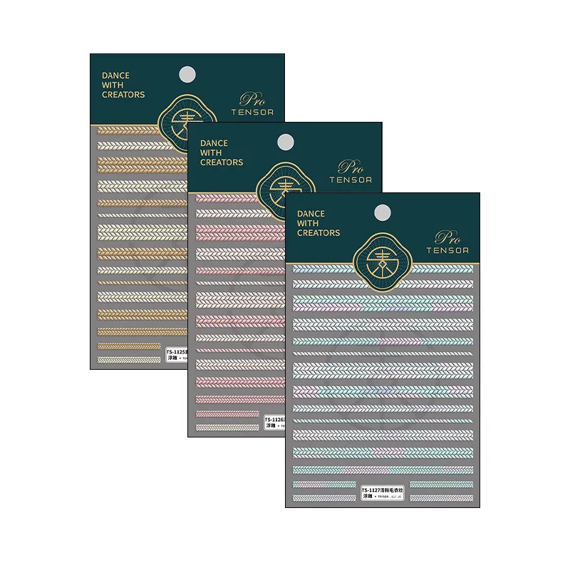 3D акриловые гравировочные наклейки для ногтей зимний свитер Шарм-дизайн