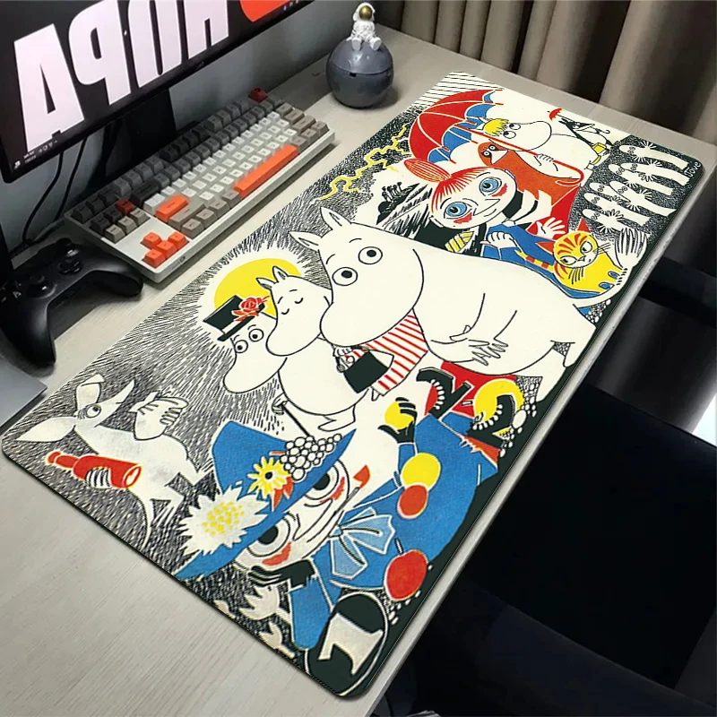 

Mouse Mats Gaming Xxl Pad Hippo Moomines Large Desk Mat Anime Carpet Computer Tables Keyboard Mousepad Moused 900 × 400 Mause Xl