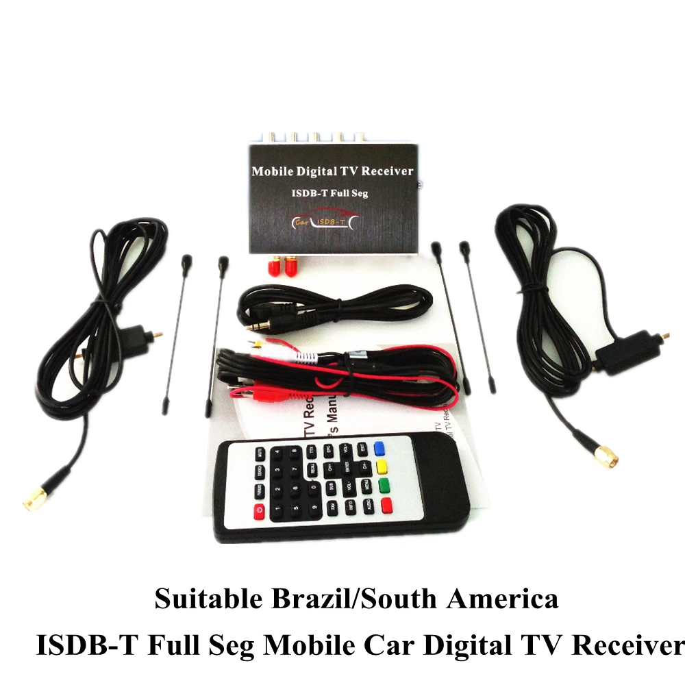 

1080P HD HDMI USB двойная антенна фотографический мобильный цифровой ТВ приставка автомобильный ТВ-приемник для Бразилии, Чили, Южной Америки