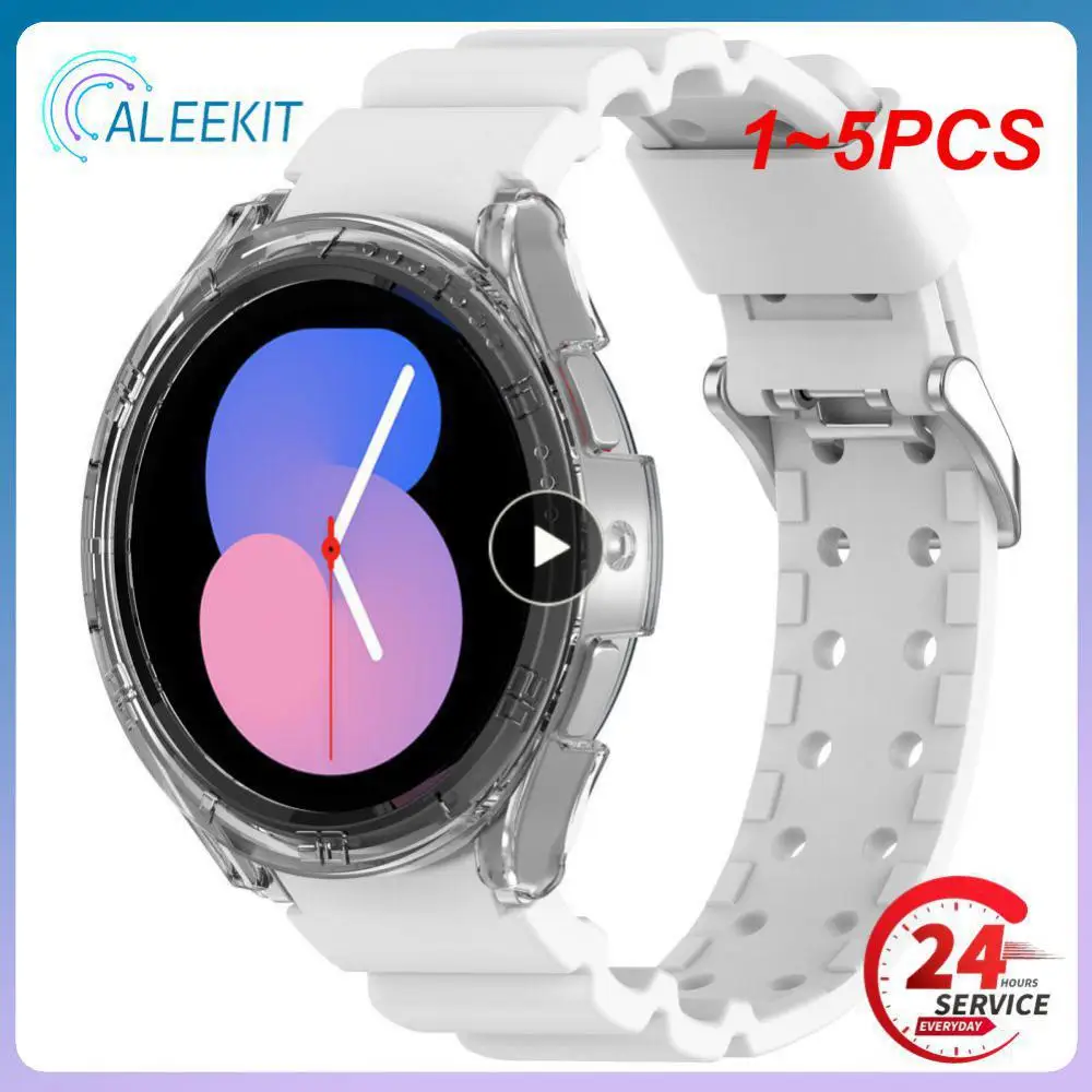 

1 ~ 5 шт. ремешок + защитный чехол для Samsung Galaxy Watch 5 Watch 4, классический браслет на запястье, Смарт-часы, ремешок для Galaxy