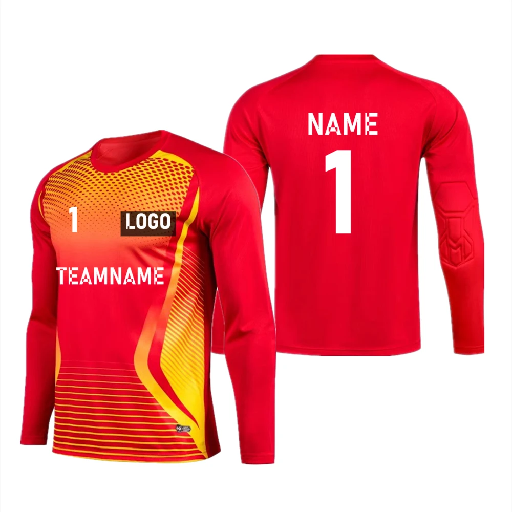 Футболка и шорты для мужчин женщин молодежная одежда вратаря длинная рубашка