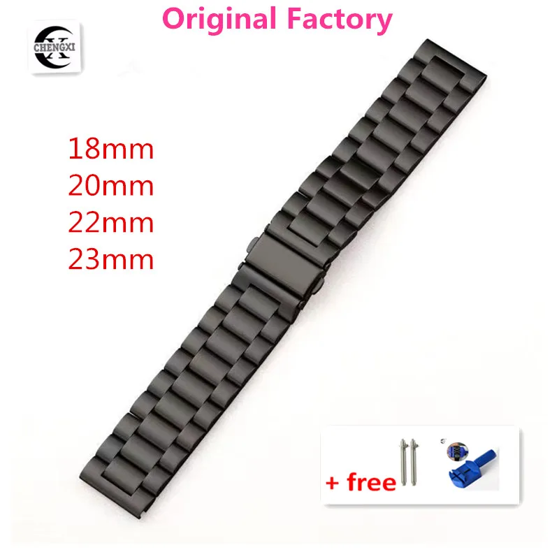 Ремешок из нержавеющей стали для Samsung Galaxy Watch 7 6 5 4 40 мм 44 46 5Pro 45 браслет Redmi 3 Active/Lite 18