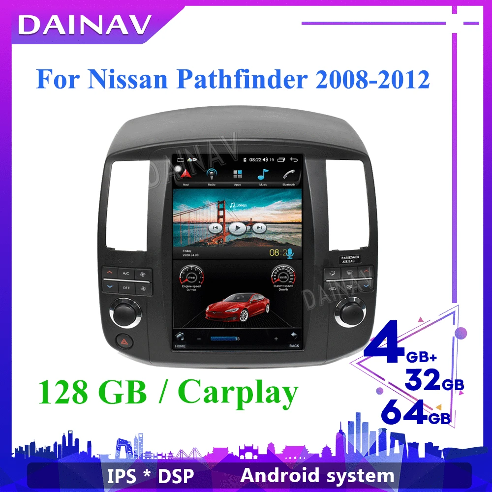 

Автомагнитола 2DIN, 128 ГБ, android, для Nissan Pathfinder 2008 2009 2010 2011 2012 2013