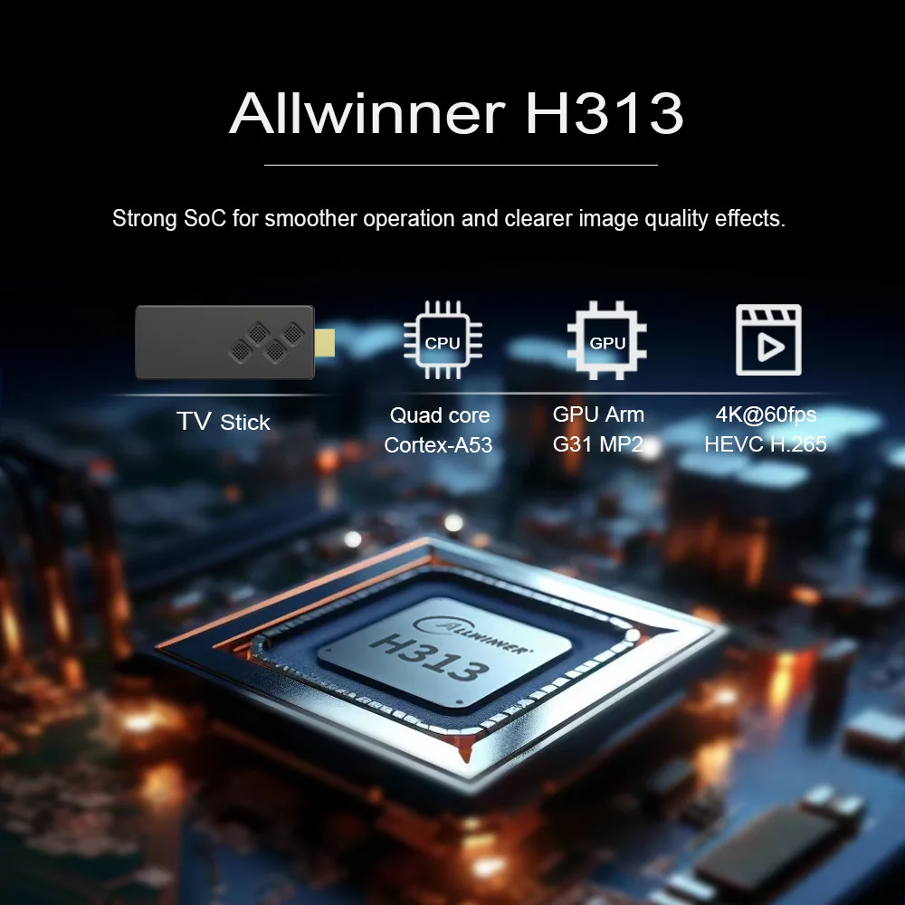 Новый мини-ТВ-Стик Q2 Allwinner H313 2 Гб 16 Смарт ТВ-приставка 4K Android 10 0 BT TV Stick HD PK Q96 Q6 M98 Y10