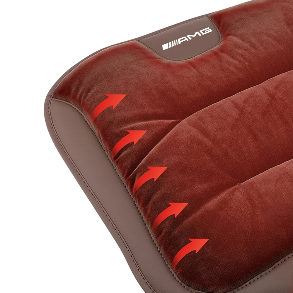 Автомобильные всесезонные Нескользящие дышащие подушки для сидений фланелевые