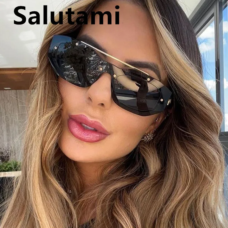 

2022 New Luxury Brand Double Beam Rivet Sunglasses For Women Vintage Small Square Black Green Sun Glases Men Pilot Uv400 Shades