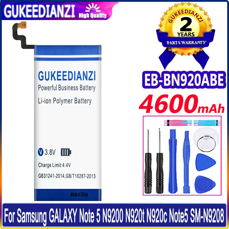 Сменный аккумулятор для телефона Samsung Galaxy Note 5 SM-N9208 Note5 N9208 N9200 N920t N920c, оригинальная фотобатарея 4600 мАч Сменный аккумулятор для телефона Samsung Galaxy Note 5 SM-N9208 Note5 N9208 N9200 N920t N920c, оригинальная фотобатарея 4600 мАч