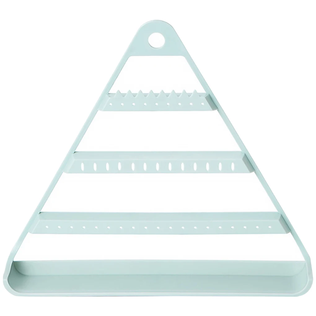 

Jewelry Storage Rack ABS Plastic Earring Necklace Display Holder Household Hangable Jewelry Finishing Hanging Rack