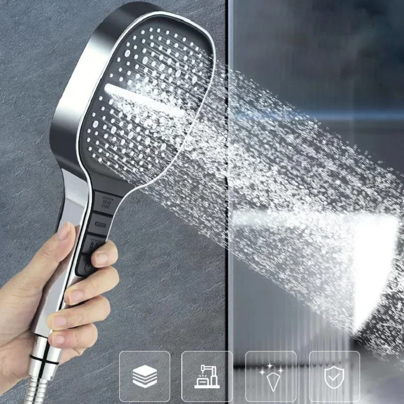 Xiaomi 13 см большая панель 3 режима насадка для душа водный массажный душ высокого