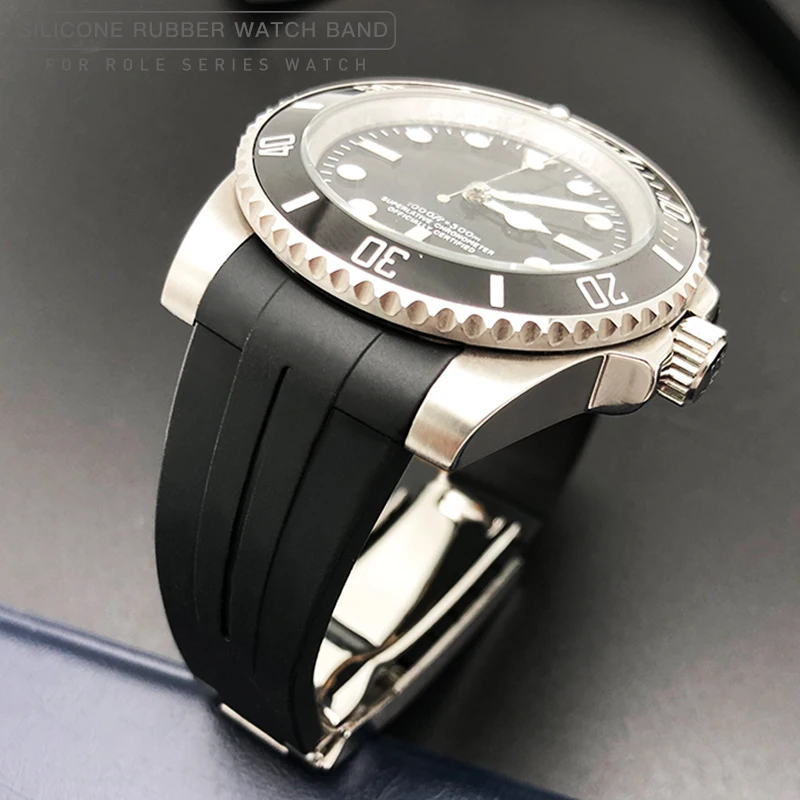 Ремешок для часов Rolex ремешок SUBMARINER DAYTONA GMT яхта-Master аксессуары силиконовый