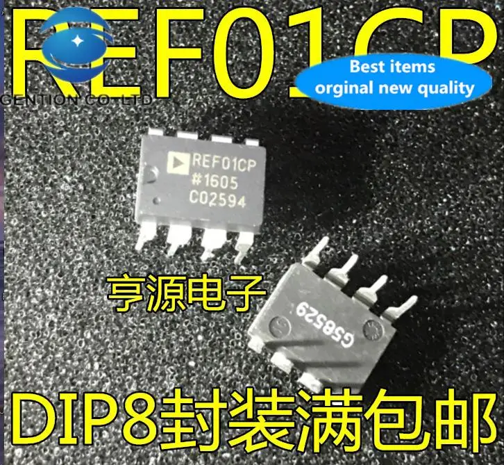 10pcs 100% orginal new  REF01CP REF01C REF01CPZ Precision Voltage Reference DIP-8