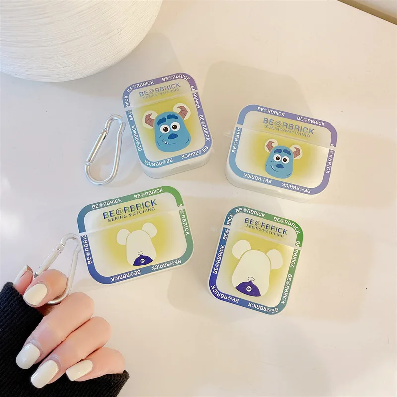 

Creative Cartoon Bear AirPods 3 Case Apple AirPods 2 Case Cover AirPods Pro Case IPhone Earphone Accessories Air Pod Case