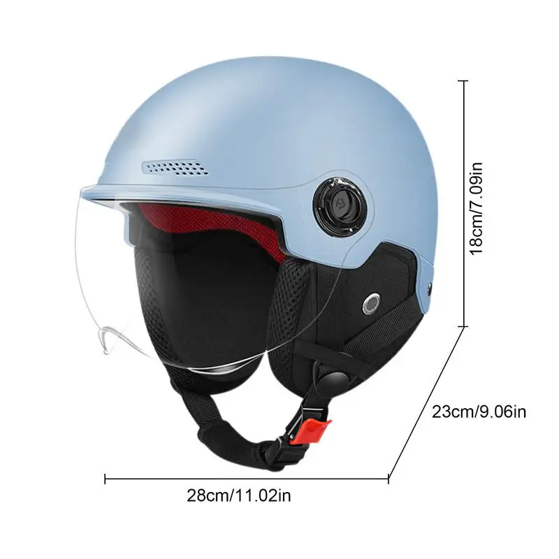 wa czapka ochronna na skuter elektryczny unisex motocyklowy kask ochronny regulowany pasek akcesoria jeździeckie dojazdów miejskich świeżym