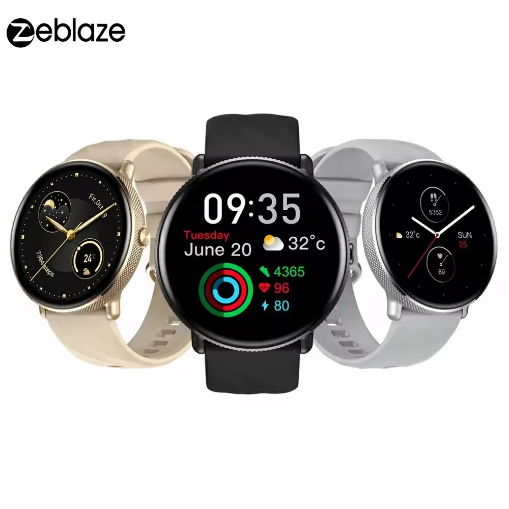 Фото Zeblaze GTR 3 Pro Смарт-часы для мужчин и женщин Все включено Водонепроницаемые BT Call Фитнес Спорт hombren mujer роскошные reloj inteligente №1