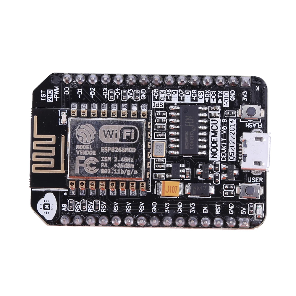 Фото Модуль платы разработки NodeMcu Lua WIFI 32 бит 2,4 ГГц Поддержка интерфейса передачи данных UART/GPO подходит для Arduino №5
