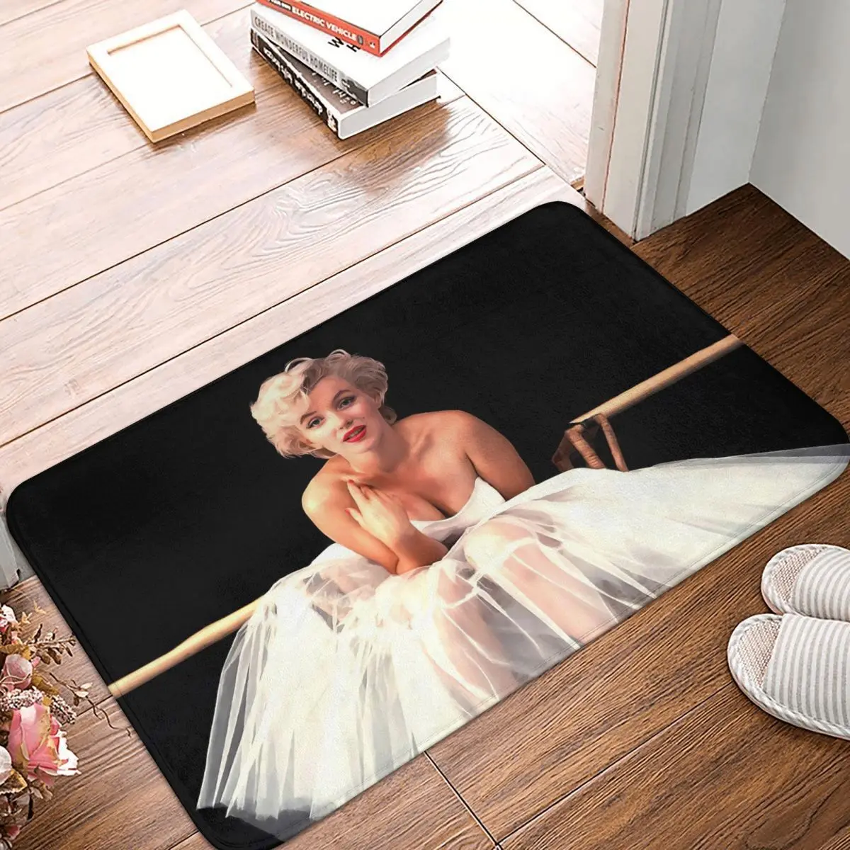 

Marilyn Monroe Portrait Doormat Rug carpet Mat Footpad Bath mat Non-slip toilet Balcony Parlor durable Washable