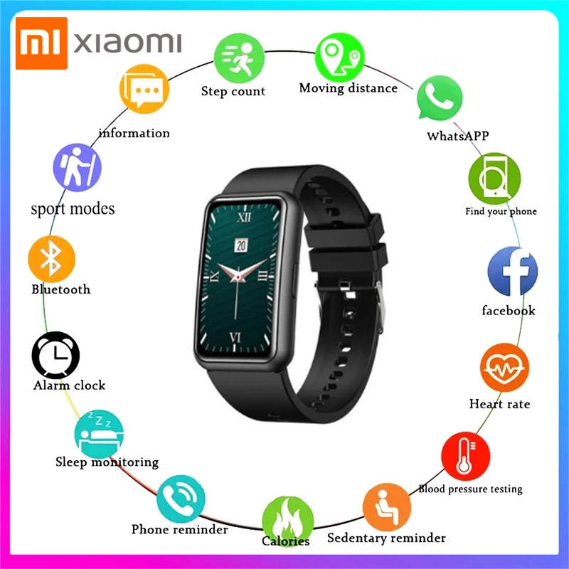 

Xiaomi H06 Sport Full Touch Smart Watch Men Women Blood Pressure Monitor Fitness Tracker Smartwatch Watch Waterproof Smart Clock