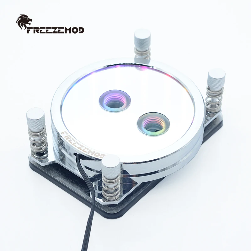 

FREEZEMOD PR-XPM PR-XPM,Ryzen CPU Water Block For AMD/AM2/AM3/AM4, PC Water Cooling Cooler Support RGB Gradient Effect AURA