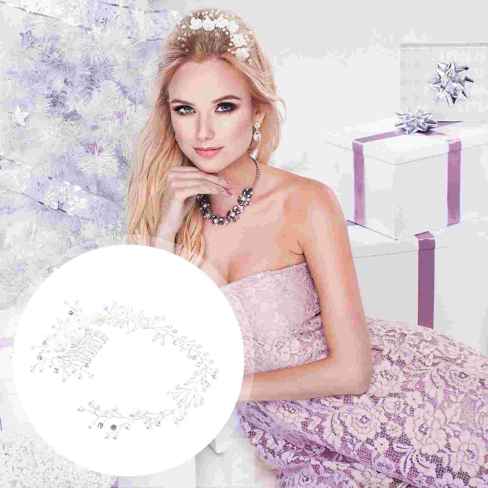 

1PC Wedding Hair Vine Pearls Elegant Delicate Hair Accessories for Bride