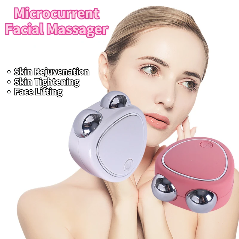 

Mini Microcurrent Facial Massager Face Massage Device Lifting Roller Massager USB Charging Facial Device Massage Beauty Machine
