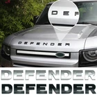 Хромированный автомобильный значок передней капота заднего багажника для Land Rover DEFENDER Discovery 4 1 Evoque Vogue Velar Freelandfer аксессуары