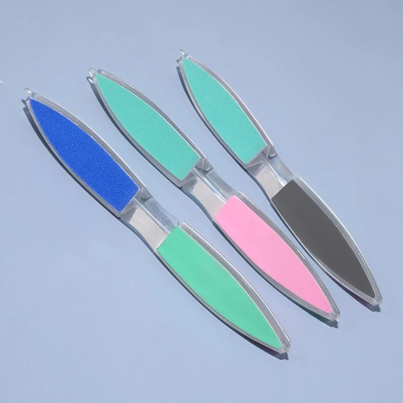 Металлический инструмент для удаления кутикулы двусторонний педикюра