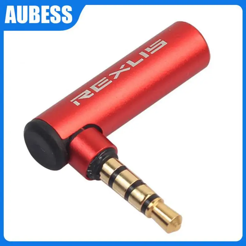 

90 Degree Universal Jack 3.5mm Male To 3.5mm Female OMTP To CTIA Conversion Audio Adapter Connector For Earphone High Quality