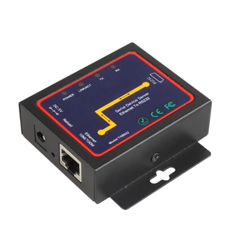 Преобразователь RJ45 в RS232+RS485 Сервер устройств TCP/RTU/UDP Разъем