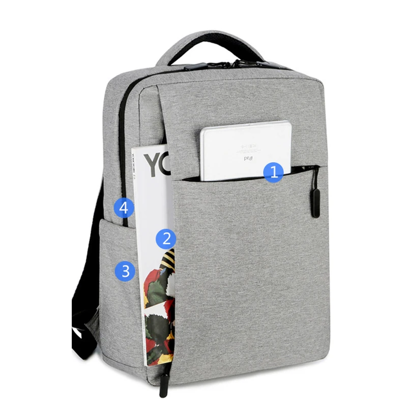 

Men's Backpack Laptop 17 Inch Large Capacity Men School Backpack for Teenage Boys USB Casual