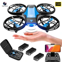 2022 v8 mini drones hd camera with wifi fpv air pressure height maintain headless 3 speed modes rc drone quadcopter toy for kids
