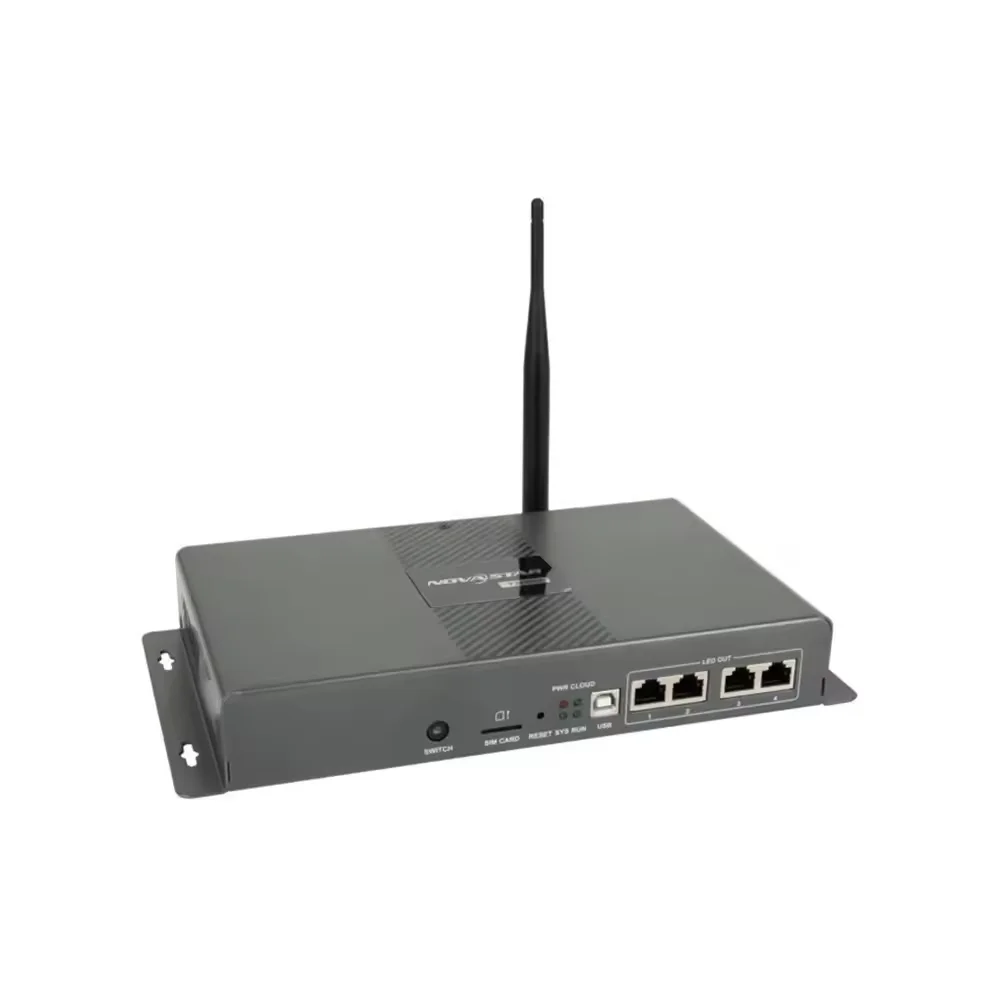 Фото TB40 Novastar Taurus светодиодный полноцветный дисплей мультимедийный плеер Wi-Fi 4G USB контроллер отправляющая коробка поддержка синхронного асинхронного №1