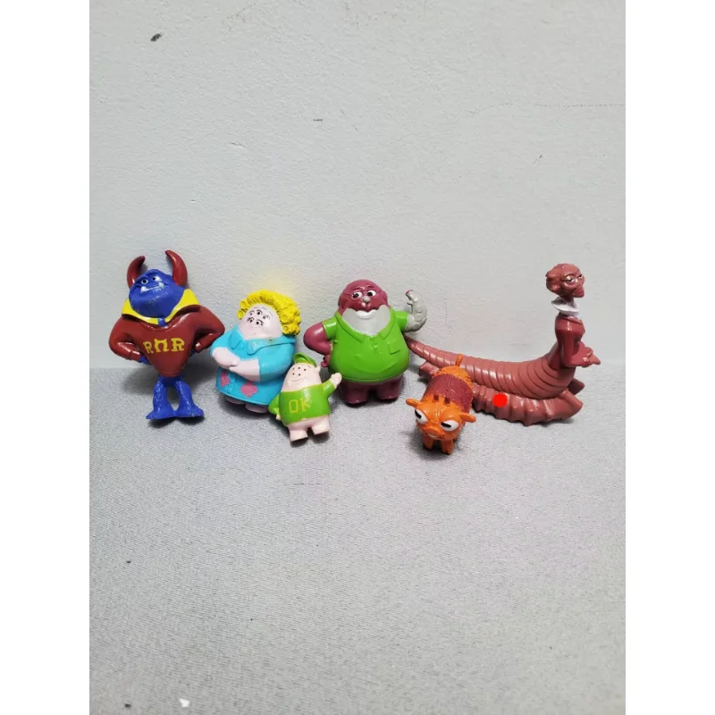

Disney Monsters University Figure Pixar Cartoon 6pcs Doll Mike Wazowski James P. Sullivan Dean Hards Don Carlton Toy