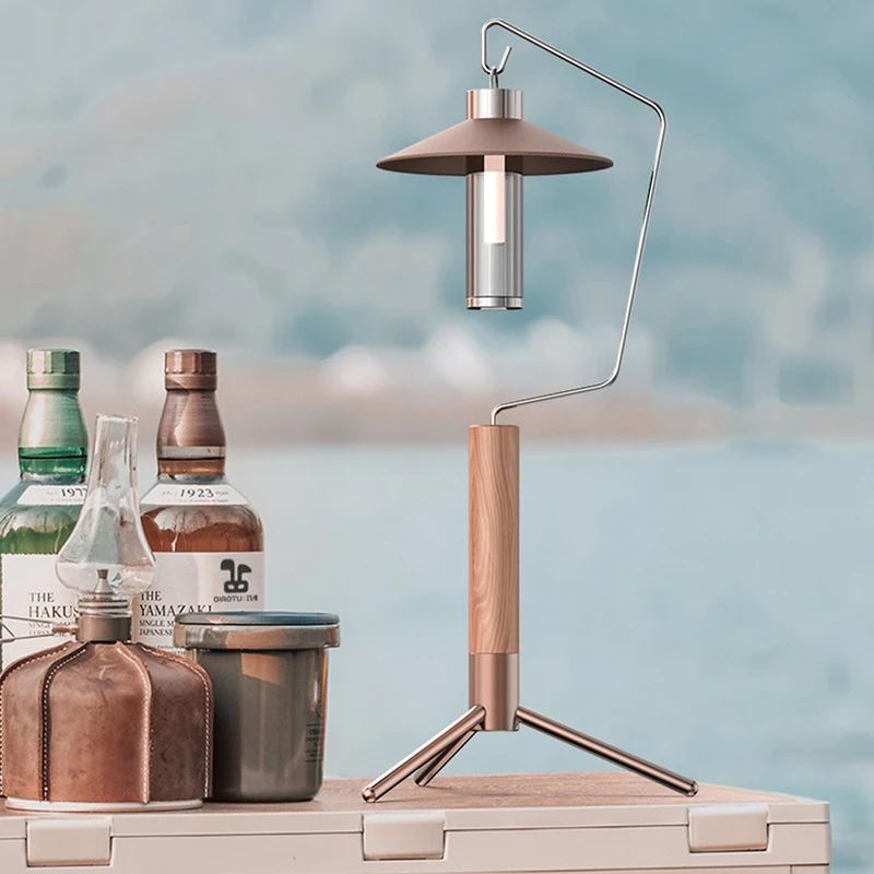 

Портативная подвесная стойка для кемпинга, 1 шт., настольная стойка, уличный фонарь, подвесная стойка, складная подставка для лампы, детали д...