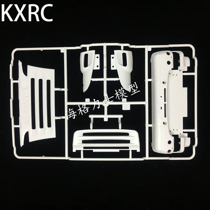 

KXRC Plastic Front Face Car Shell Accessories for 1/14 Tamiya RC Truck Trailer Tipper Scania R620 R730 R470 DIY Upgrade Parts