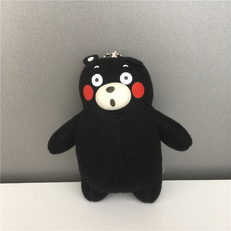 Милые японские под названием Kumamon брелок с плюшевым медведем Kawaii Плюшевые