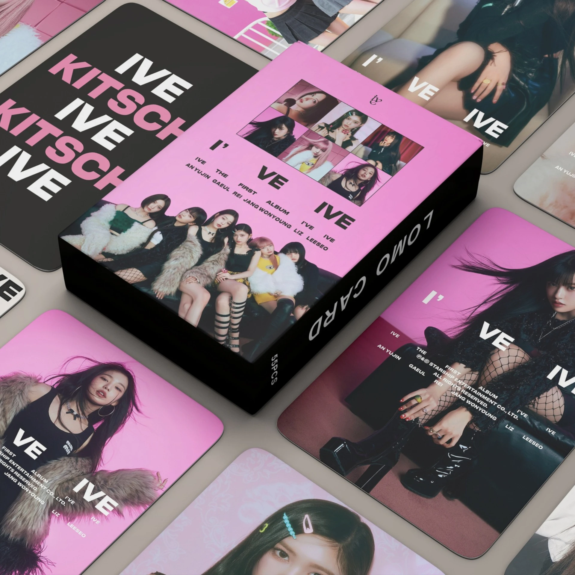 

55PCS/Set Kpop IVE ELEVEN Photocards Kep1er Aespa (G)I-DLE Lomo Card ITZY Photo Cards New Album 2022 Photocard For Fans Gift