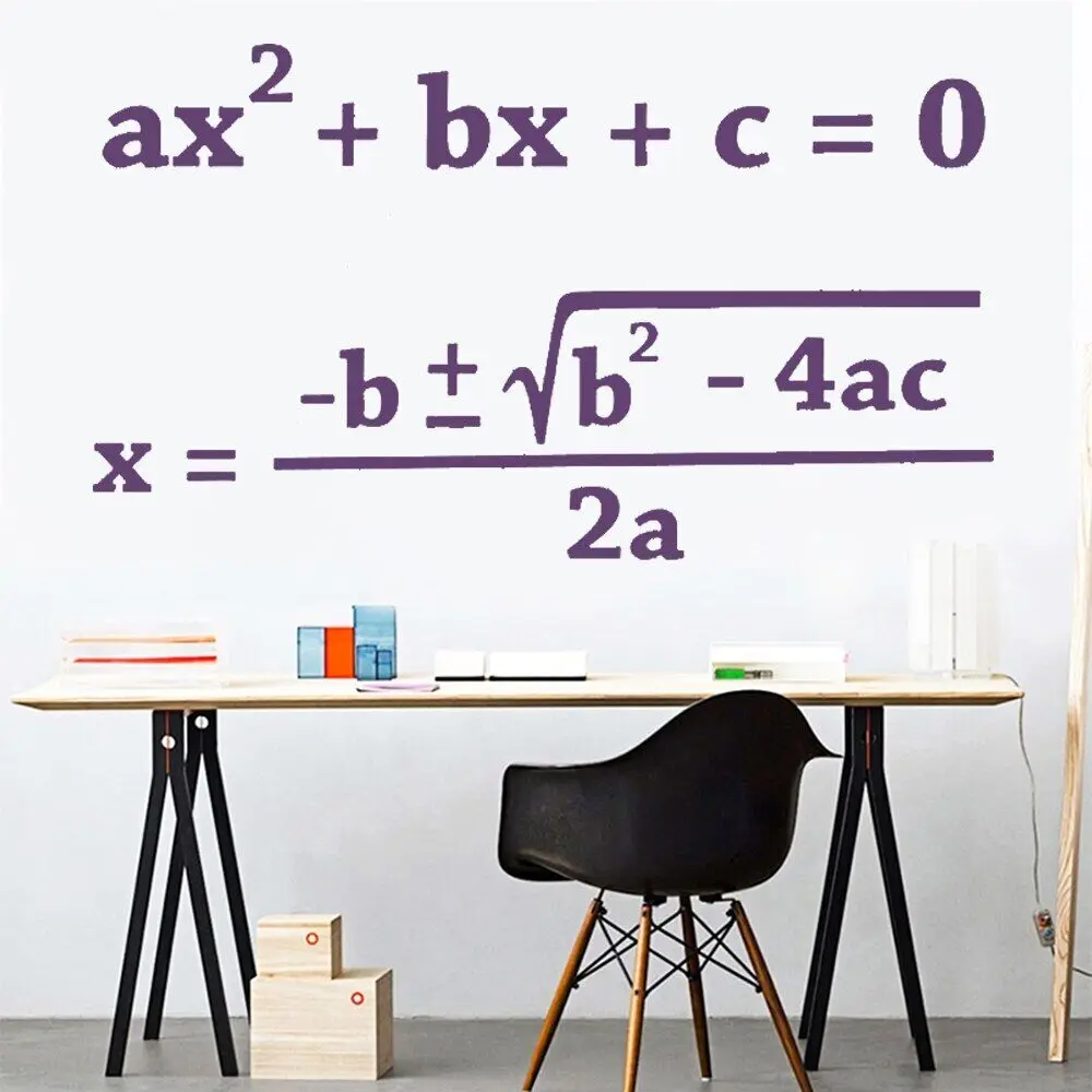 

Математические наклейки на стену DW10227