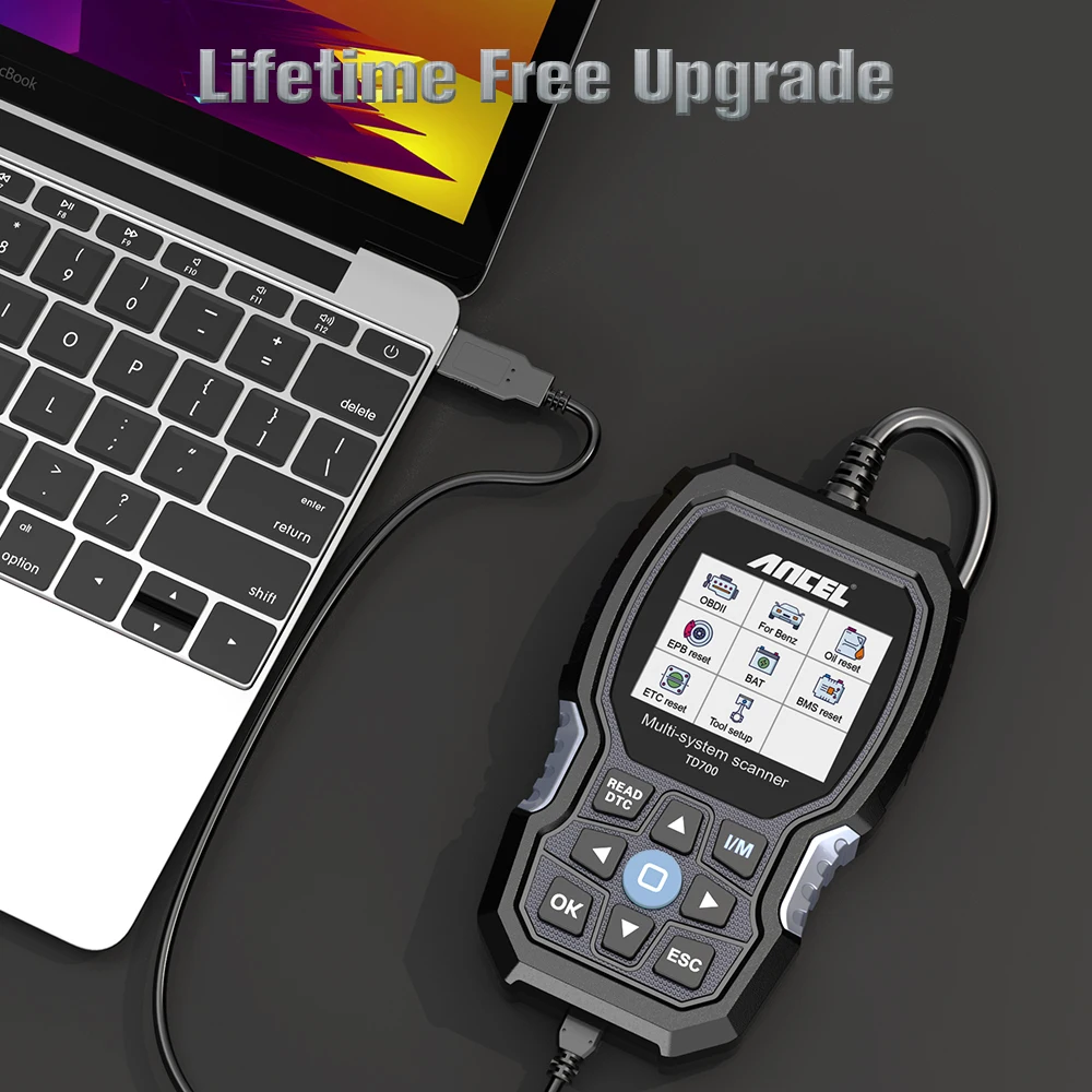 Сканер ANCEL TD700 OBD 2 для Toyota/Lexus/Scion коробки передач всех систем TPMS relearning детали