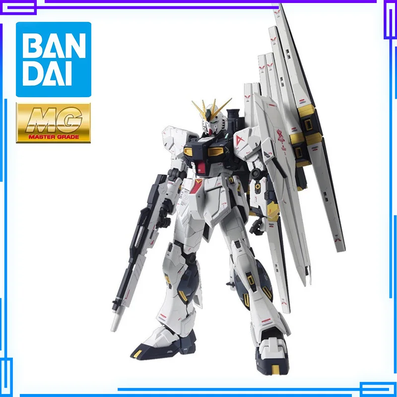 

Оригинальный мобильный костюм Bandai, модель Gundam MG 1/100 Rx-93 Nu Ver.Ka, Аниме фигурки ABS, Сборная модель, игрушки-роботы Mecha, подарок на день рождения