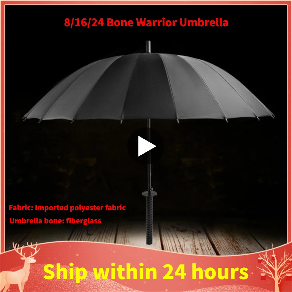

Samurai Umbrella Glass Fiber Creativity Sun Warrior Anti-uv Umbrellas (for Large Outdoor Umbrellas Sun Umbrella 16 Bones