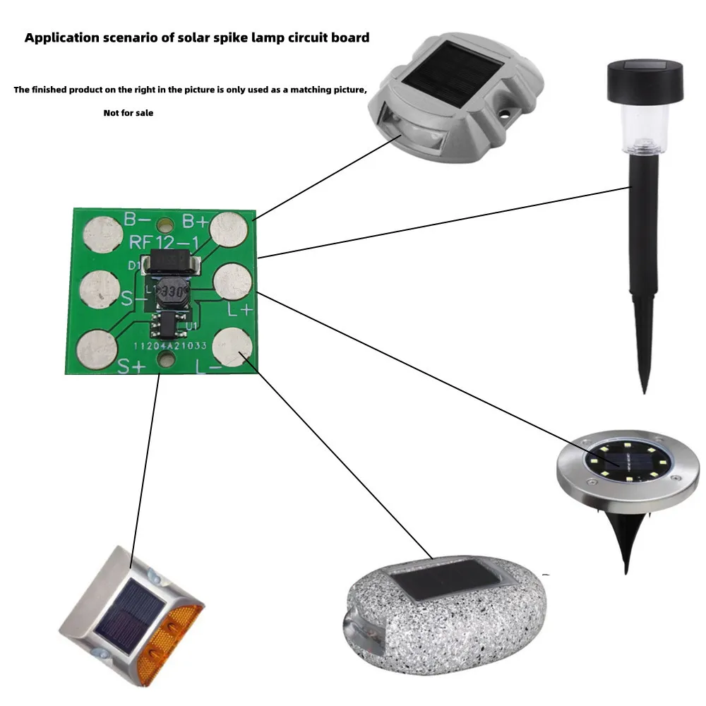 

2V 120mA Solar Lamp Circuit Control Board Charging Street Light Switch Circuit Board Light Control Lawn Light Circuit Board