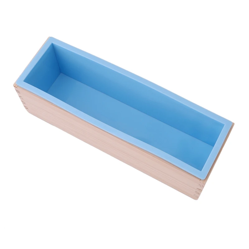 

2021 флюоресцентная силиконовая Гибкая форма в деревянной коробке для домашнего холодного производства 900 г/1200 г