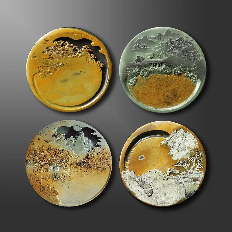 Натуральный грубый камень Laokeng inkstone