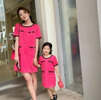 mommy and me dresses mom daughter matching dress women baby girl boutique clothes 2022 parent child matching clothes summer robe