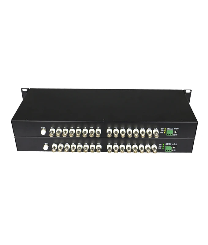 

1080P AHD camera to fiber media converter 16 channel video with RS485 to fiber converter for AHD 2MP/1.3MP/1MP camera CCTV