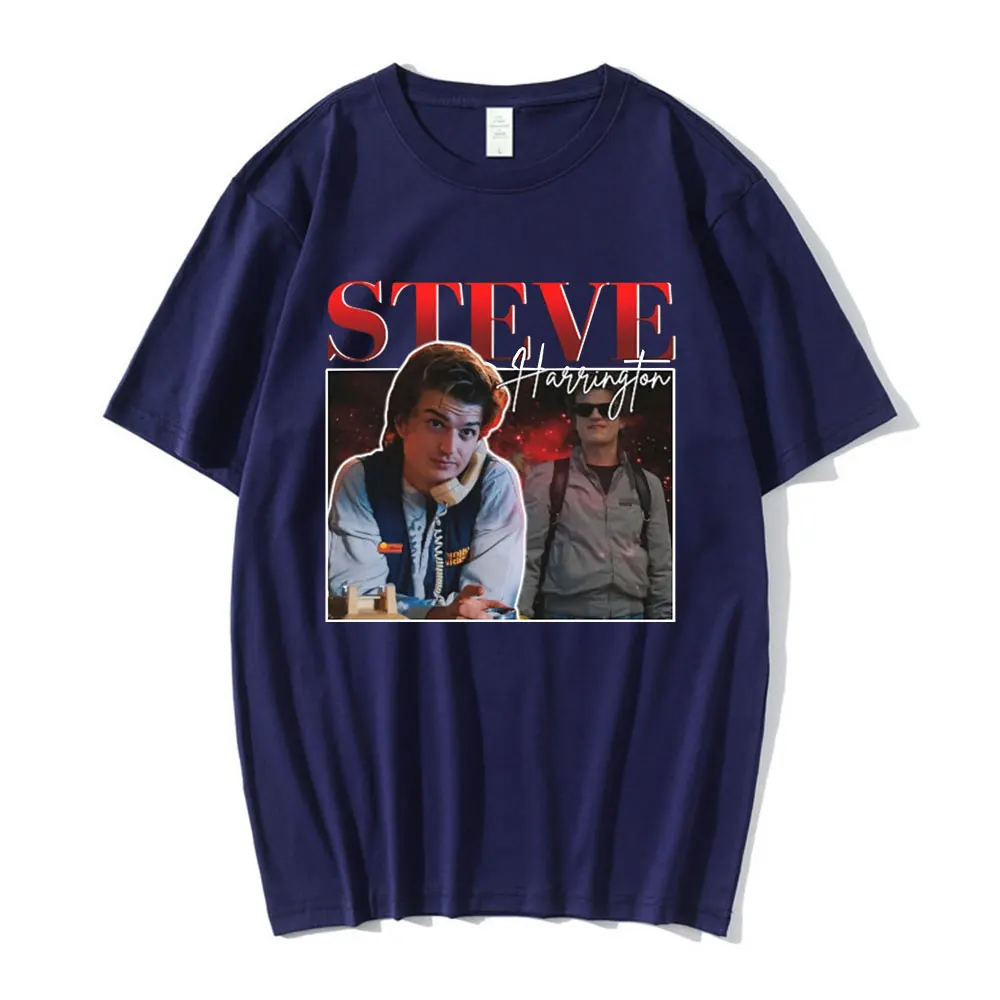 

Funny Steve Harrington T Shirt Classic Retro TV Series Stranger Things Print T-shirt Summer Casual Tee Shirt Oversize Streetwear